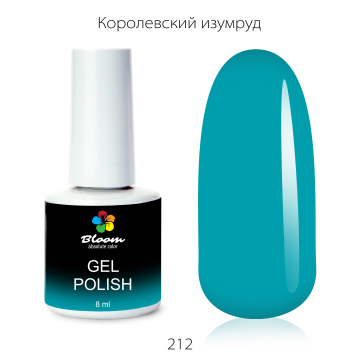 Гель-лак Bloom Королевский изумруд (212) 8 мл