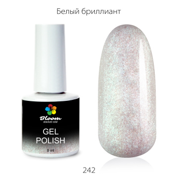 Гель-лак Bloom Белый бриллиант (242) 8 мл